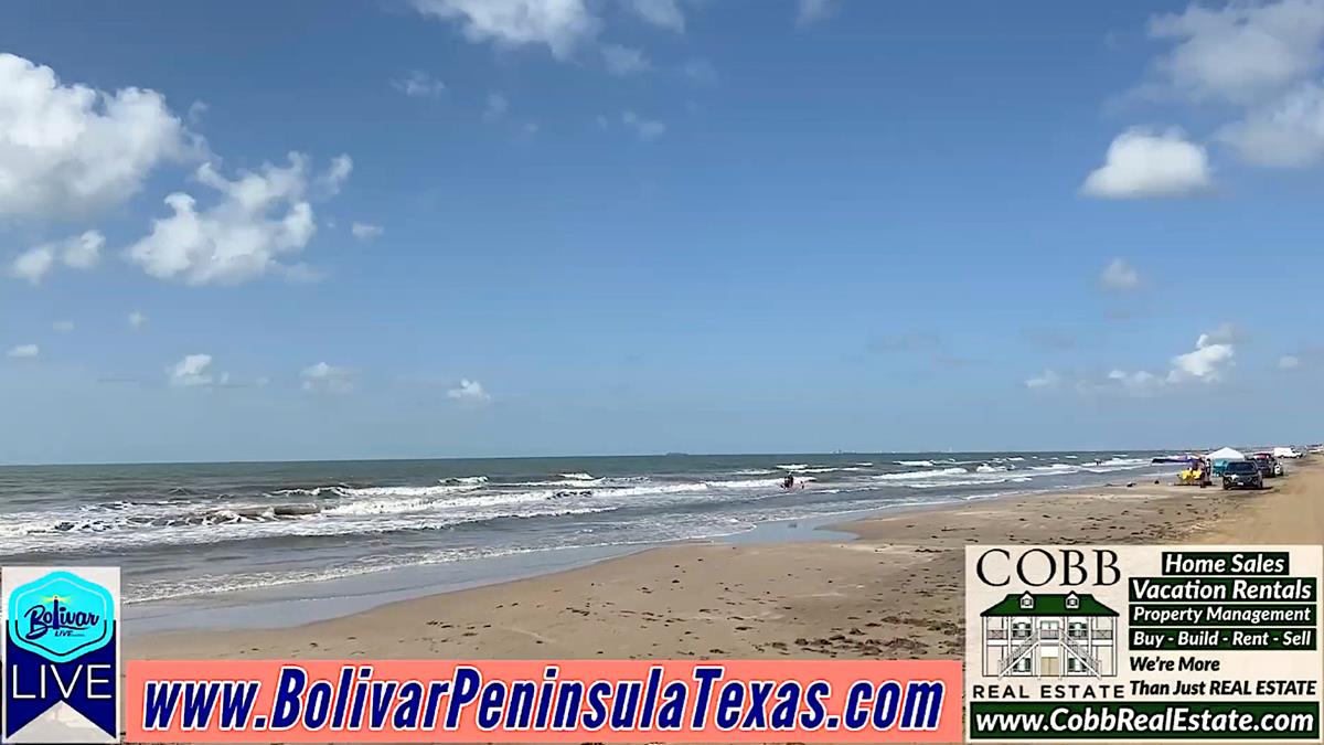 It's Sunny Skies In Paradise, And Beach Time On Bolivar Peninsula.