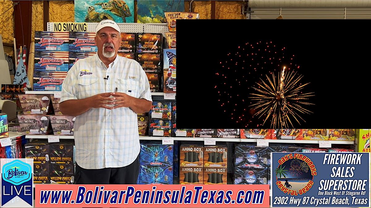 It's Time For Fireworks To Light Up The Sky On Bolivar Peninsula