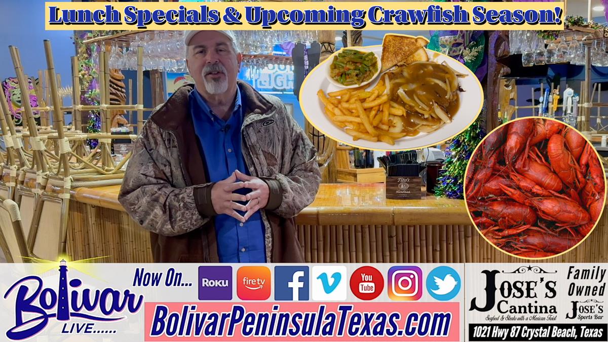 Jose's Cajun Seafood & Steaks, Lunch Specials, And Crawfish Coming Soon!