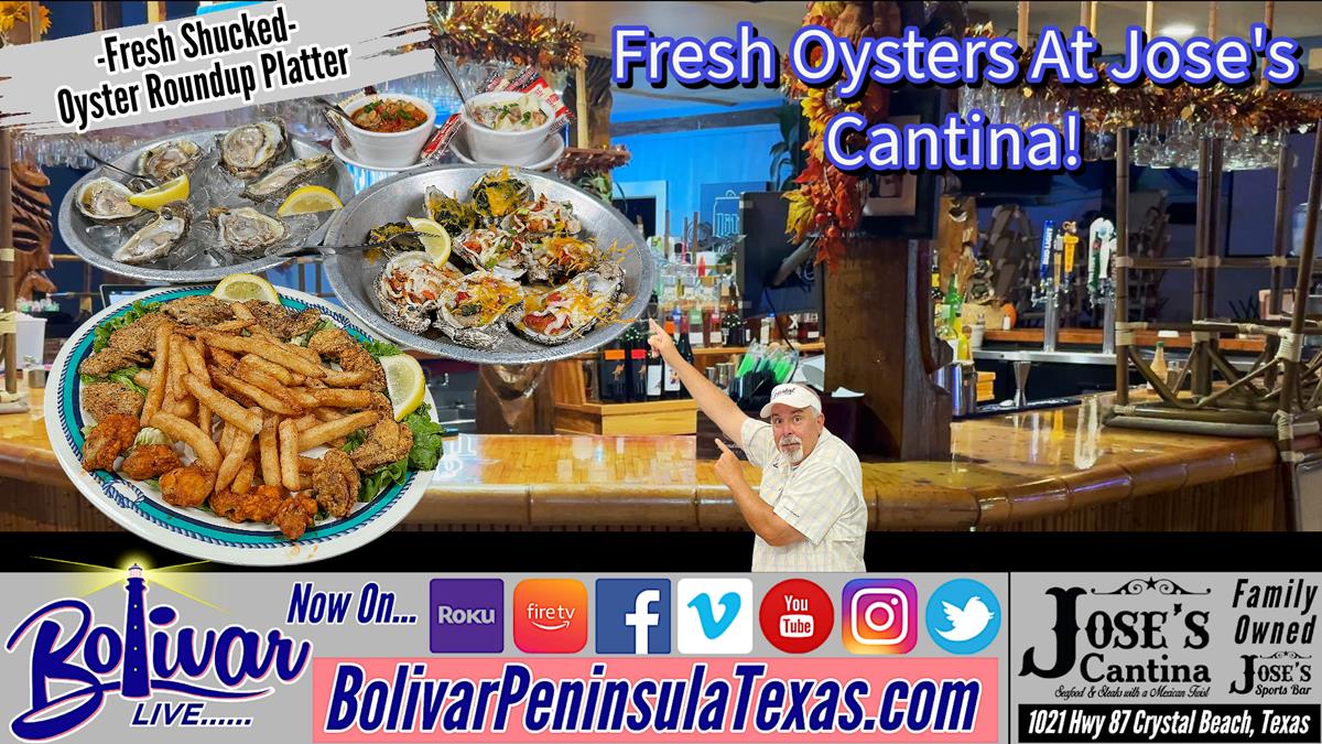 Jose's Cantina And Sports Bar, Fresh-Shucked Oysters!