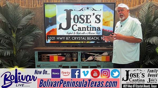 Jose's Restaurant, Crystal Beach, Texas.