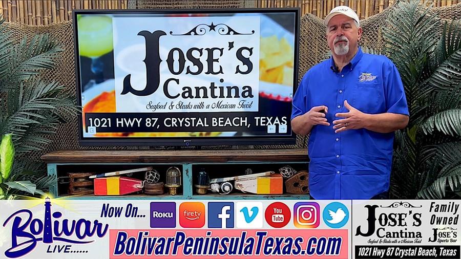 Jose's Weekend Outlook, Fresh Seafood, Crawfish and Live Music.