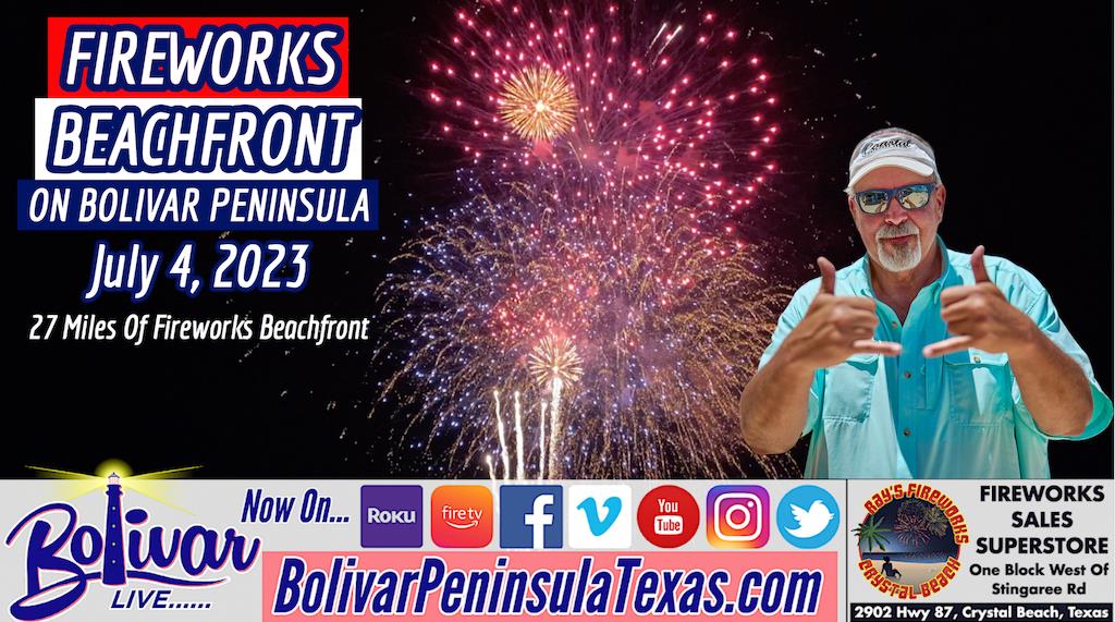 July 4th Fireworks, Buy Local, Shoot Beachfront On Bolivar Peninsula.