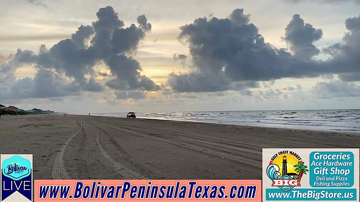 Kicking Off Monday Morning Beachfront In Crystal Beach, Texas.