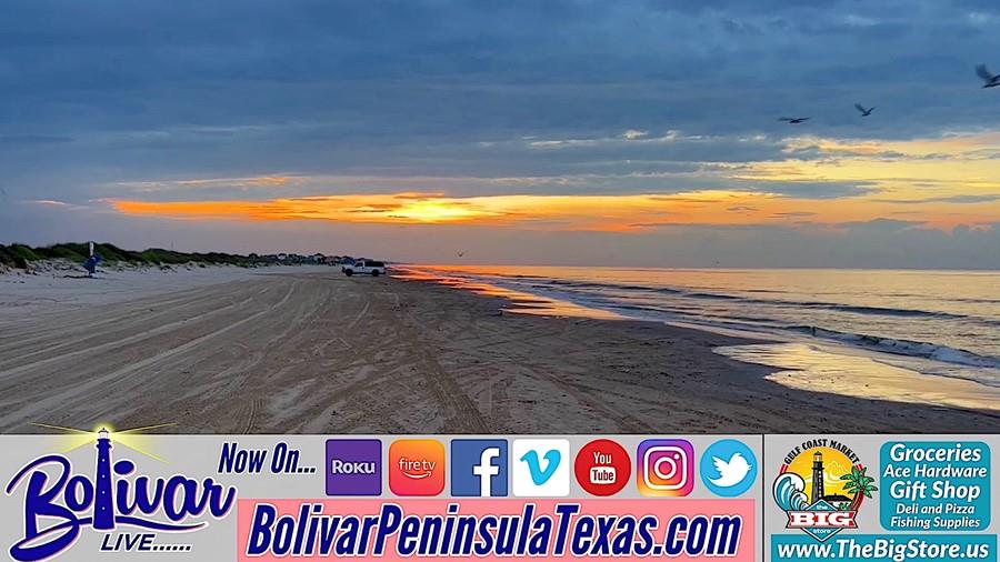Kicking Off The Week Beachfront In Crystal Beach, Texas With Bolivar Live..