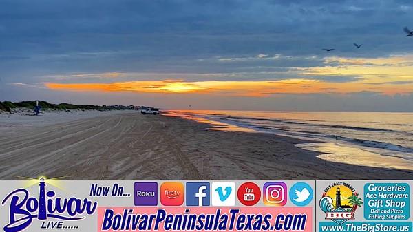 Kicking Off The Week Beachfront In Crystal Beach, Texas With Bolivar Live..