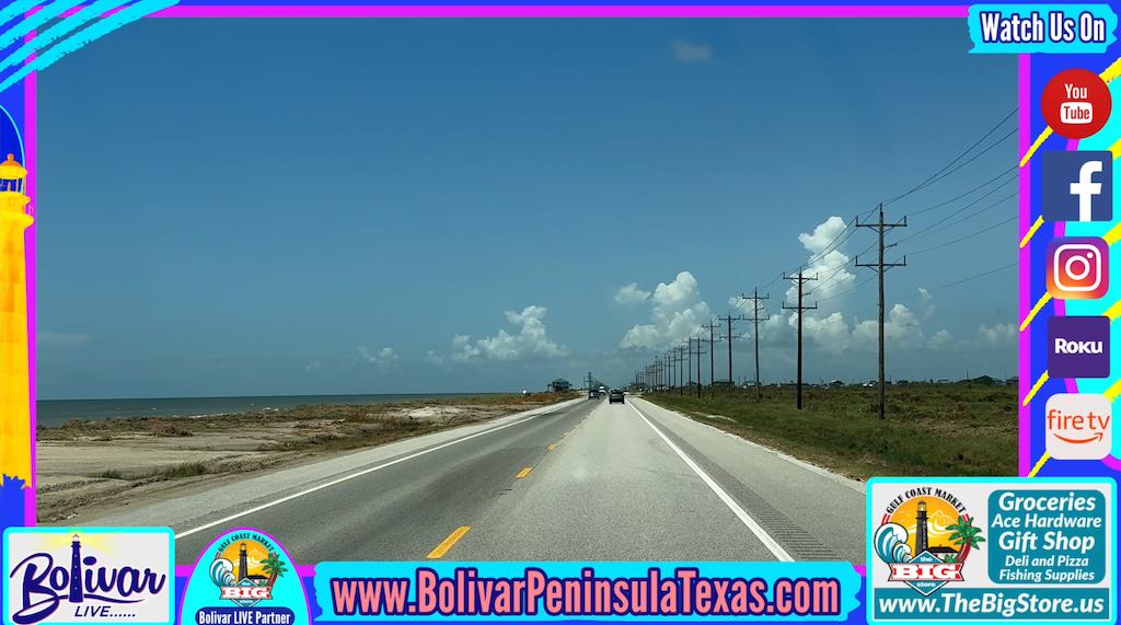 Kicking Off The Weekend Beachfront On Bolivar Peninsula With A Drive.
