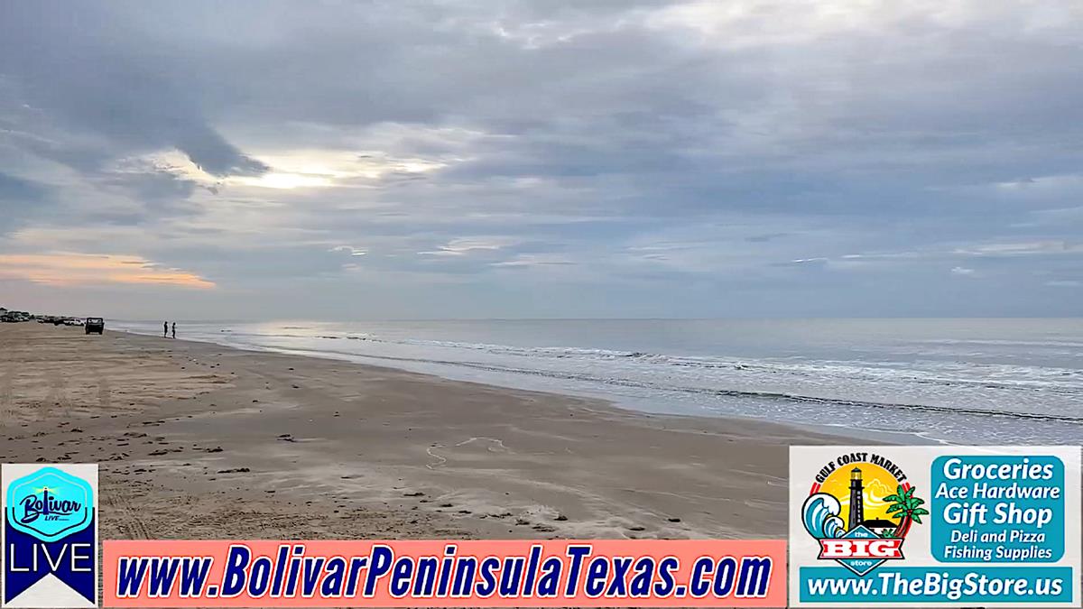 Labor Day 2022 On Bolivar Peninsula, Beachfront In Crystal Beach, Texas.