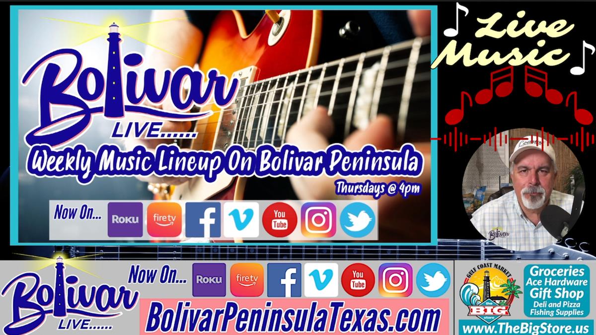Live Music Lineup This Weekend In Crystal Beach, Texas.