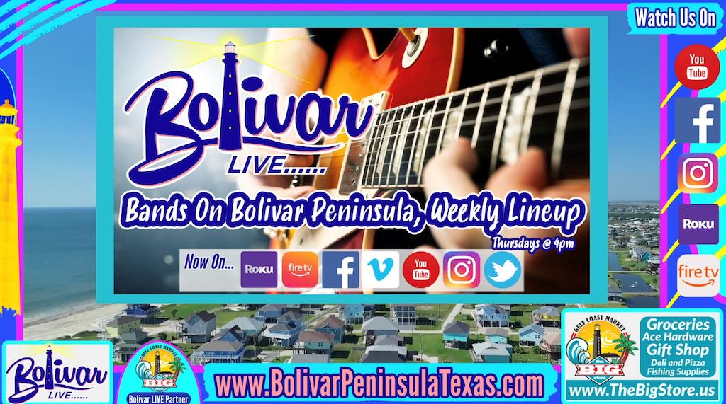 Live Music Lineup This Weekend on Bolivar Peninsula.