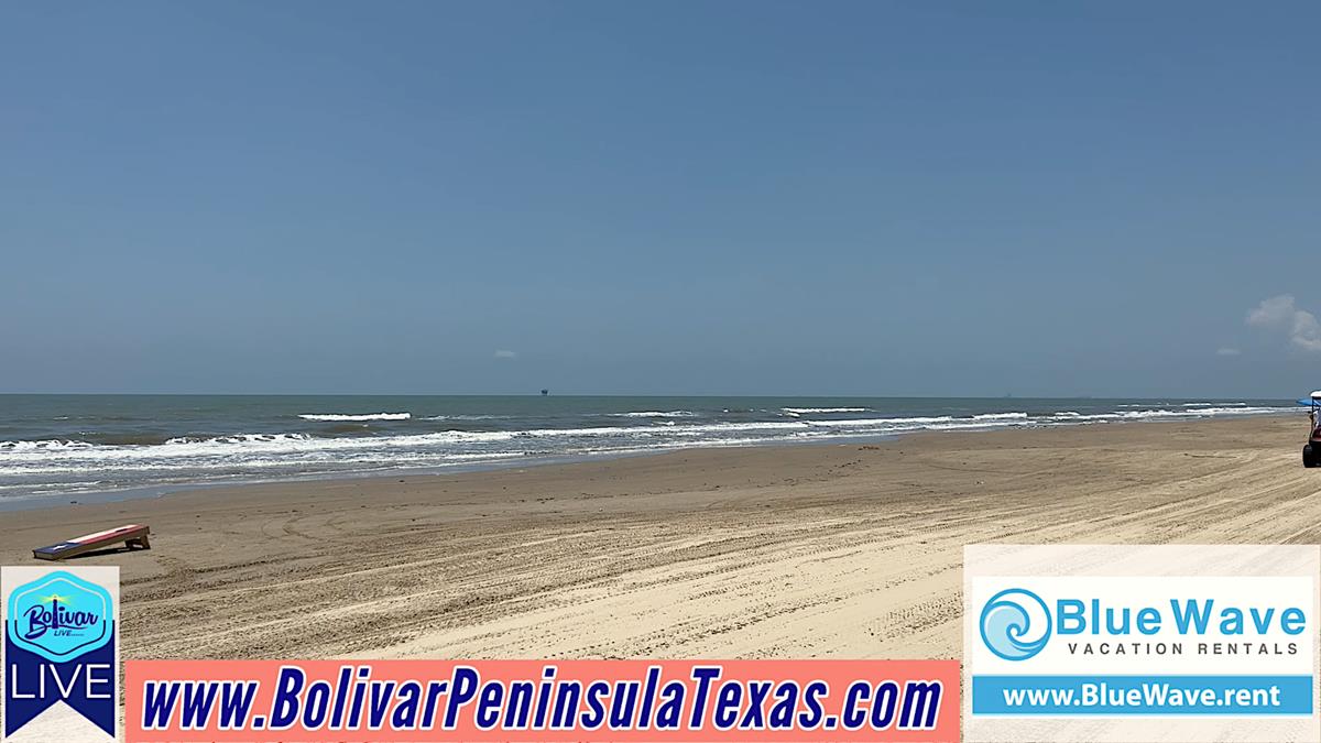 Lunch Time View Beachfront On Bolivar Peninsula.