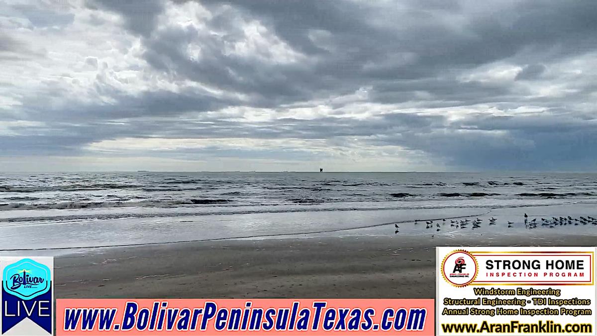 Lunchtime Beachfront View, On Bolivar Peninsula.