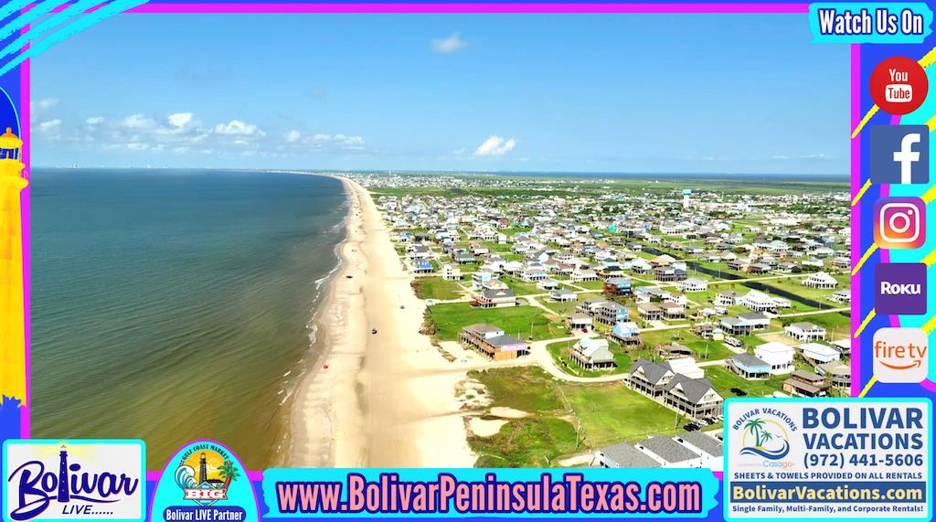 Make It A Beach Front Escape This Weekend On Bolivar Peninsula.