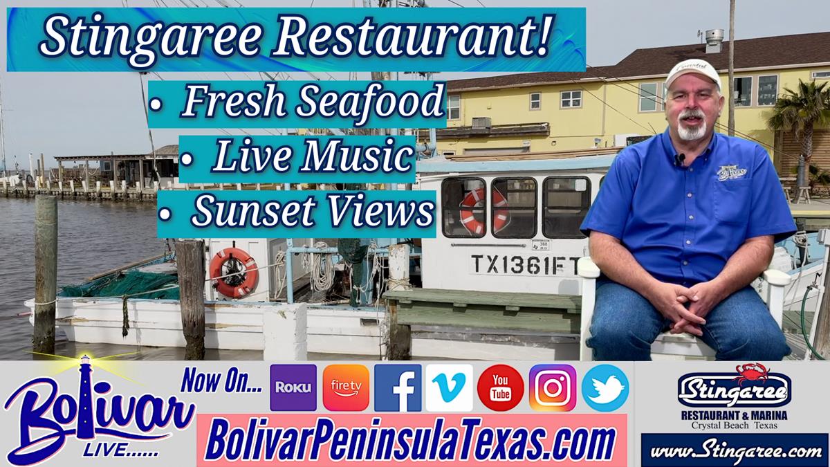 Make Plans To Eat At Stingaree Restaurant. Fresh Seafood, Live Music, And Beautiful Views!