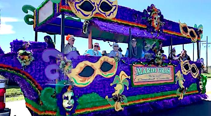 Mardi Gras Parade In Crystal Beach, Texas On Bolivar Peninsula!