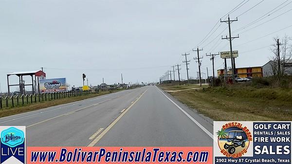 Mardi Gras Parade Route On Bolivar Peninsula.