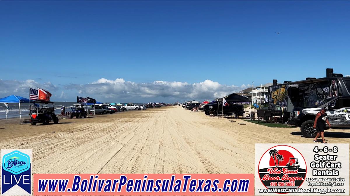 Memorial Day Weekend In Full Swing In Crystal Beach, Texas.