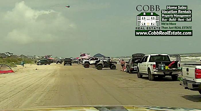 Memorial Day Weekend Kicked Off In Full Swing Today Beachfront, On Bolivar Peninsula!