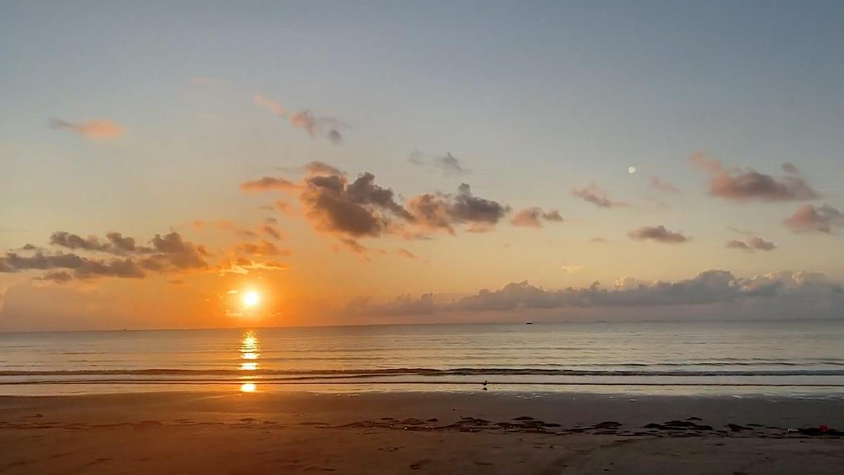 Monday Morning Sunrise and Beachfront Drive