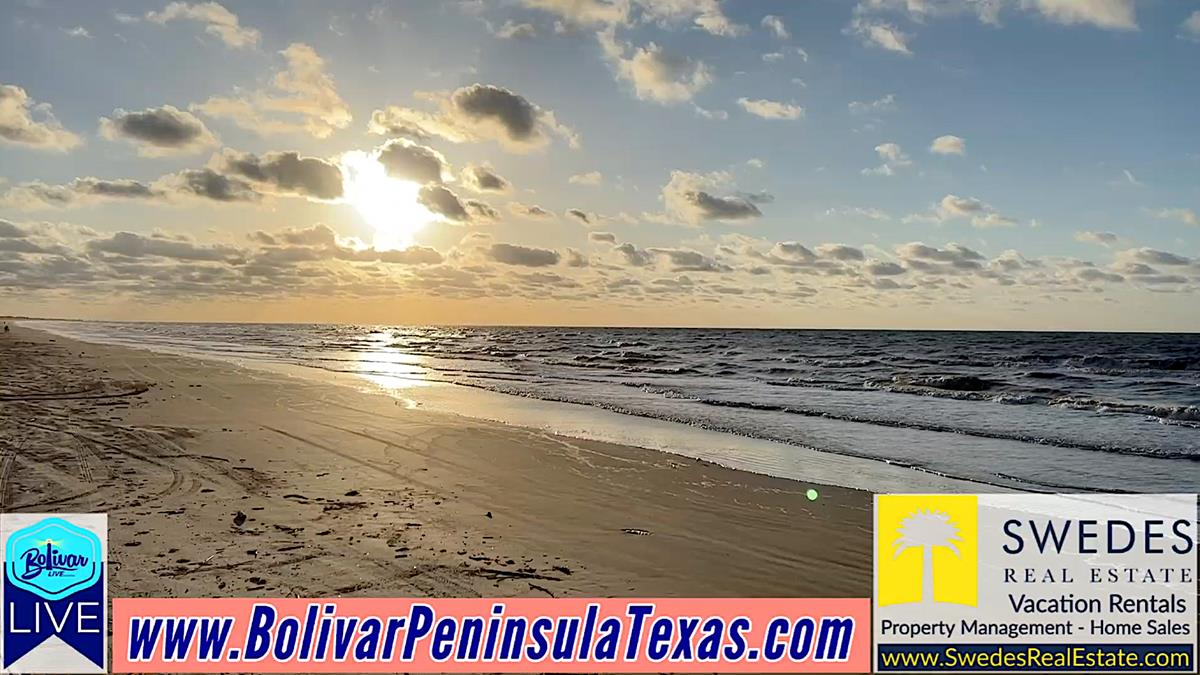 Morning View, Kickoff To The Weekend Beachfront On Bolivar Peninsula.