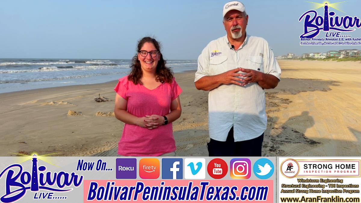 NEW Coming To You, Fridays At 10:30am, Bolivar Peninsula Revealed 2.0 With Rachel.