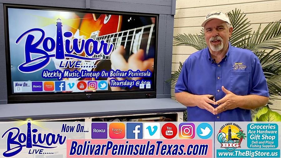 NEW, Thursdays At 4pm, Bolivar Peninsula Live Music Weekend Outlook.