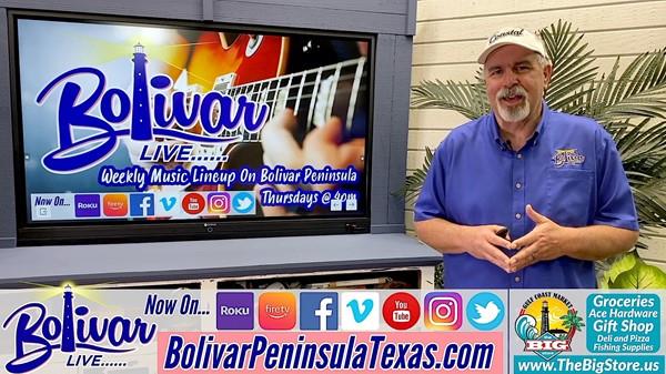 NEW, Thursdays At 4pm, Bolivar Peninsula Live Music Weekend Outlook.
