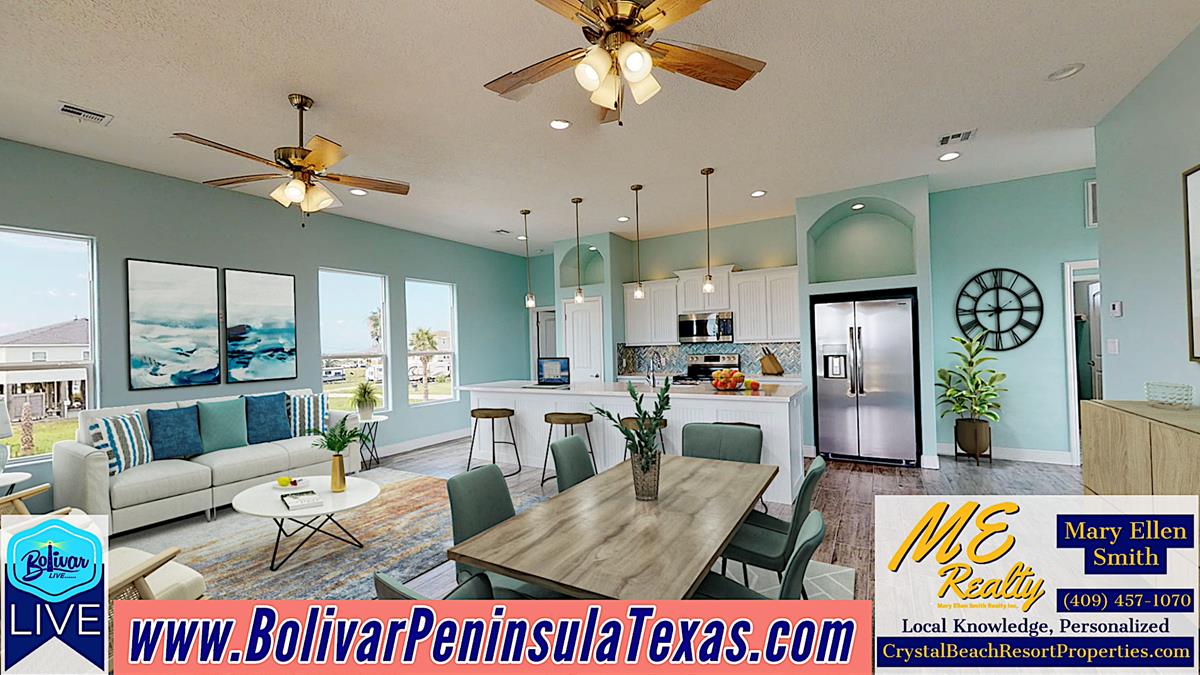 New Beach Home For Sale, Crystal Beach, Texas