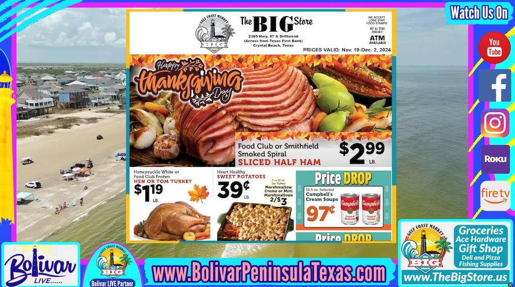 November Big Store Sales Ad