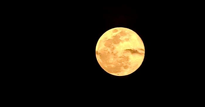 On Another Note, Check Out The Moon From Crystal Beach, Texas Tonight!