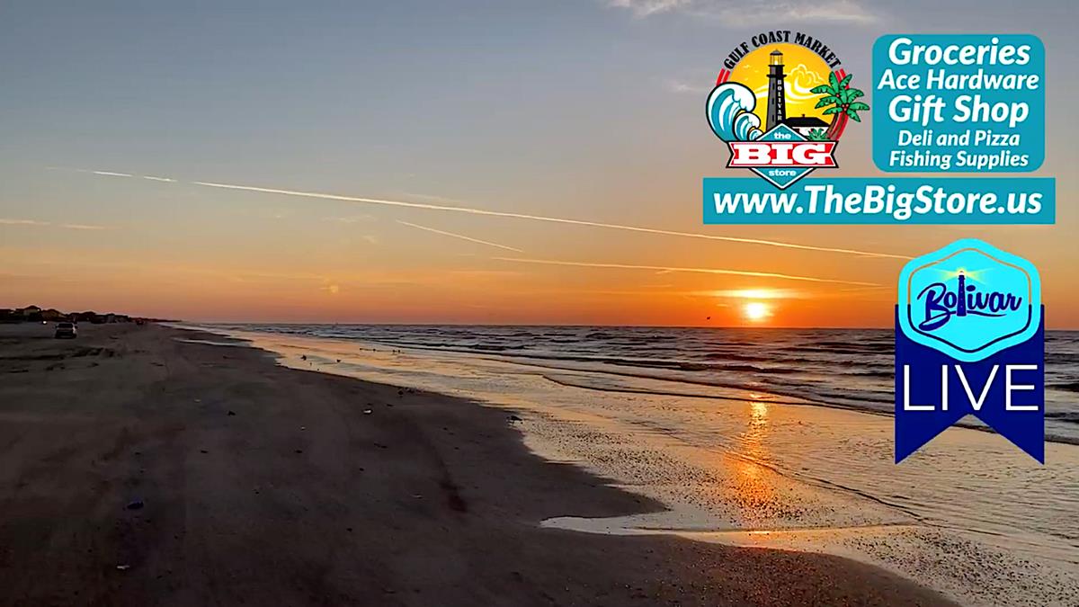 Painted Sky Sunrise Greets Spring Breakers In Crystal Beach, Texas