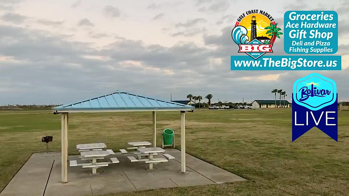 Painted Sky Sunrise, MIle Stones, Fort Travis, Bolivar LIVE Friday Morning.