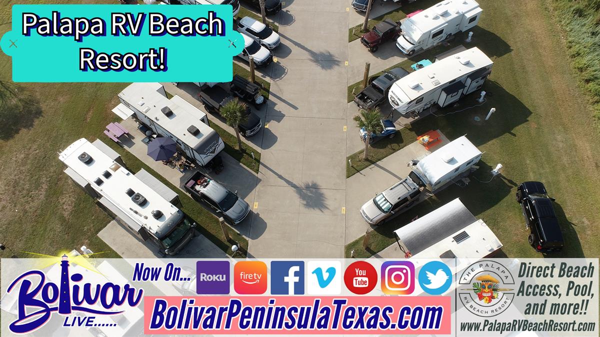 Palapa RV Beach Resort, Crystal Beach, Texas. Your Fall & Winter Vacation Destination.