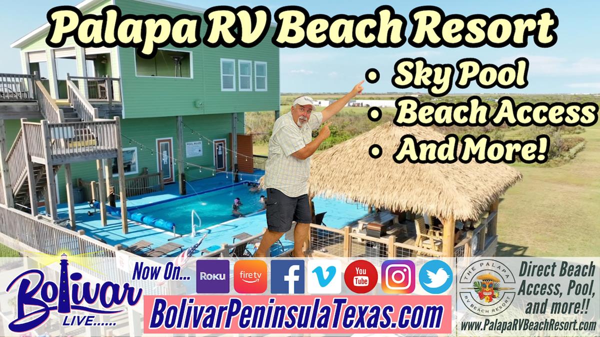 Palapa RV Beach Resort, Perfect For Your Fall Or Winter Getaway On The Bolivar Peninsula.