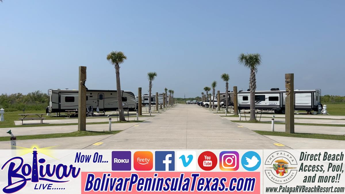 Palapa RV Beach Resort, Your Private Entrance To Our 27 Miles Of Beachfront.