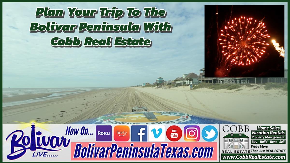 Plan Your Trip To The Bolivar Peninsula With Cobb Real Estate.