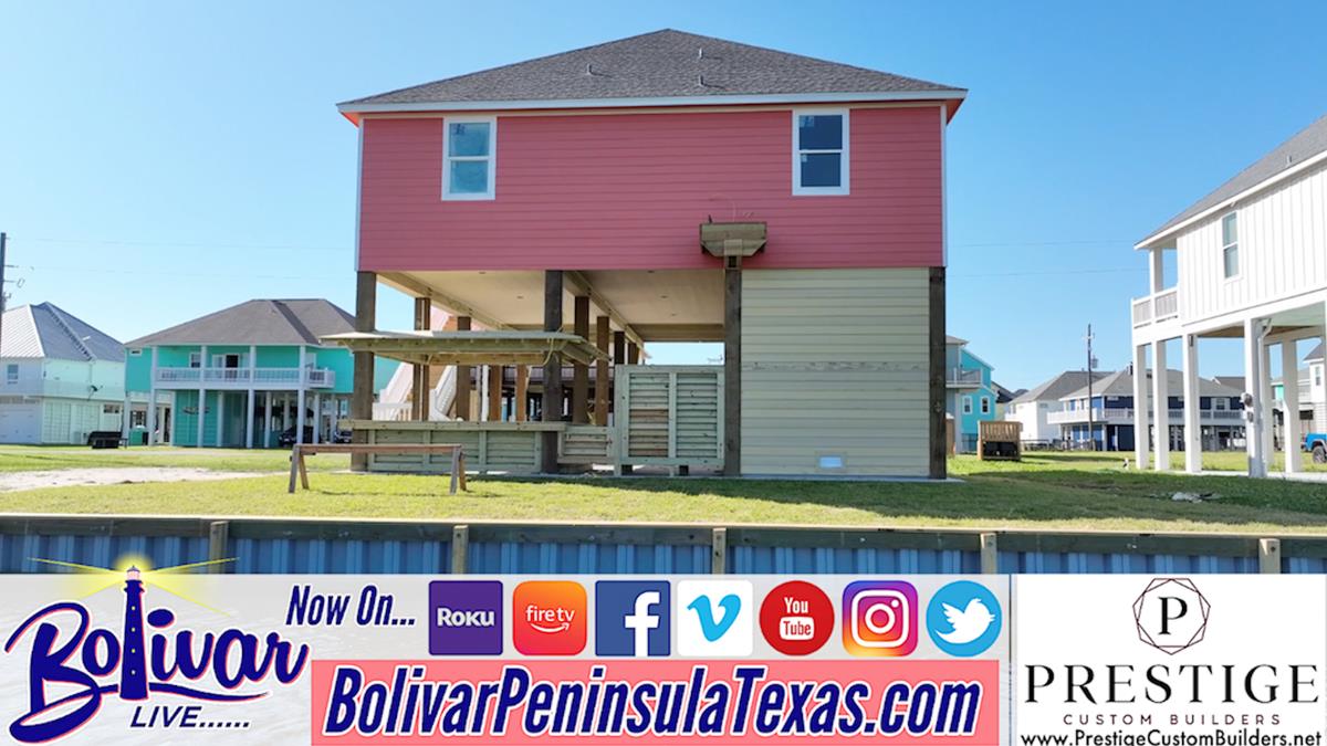 Prestige Custom Builders, A Look At Their Homes On Bolivar Peninsula.