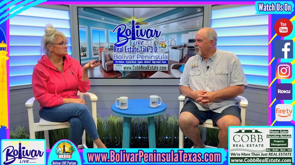 Real Estate Talk 3.0 Coastal Living with Cobb Real Estate Castle Dr 3233 Bolivar Peninsula