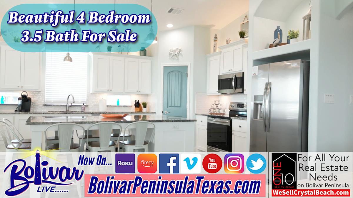 Real Estate Talk With Beth, Beach Home For Sale On Bolivar Peninsula.