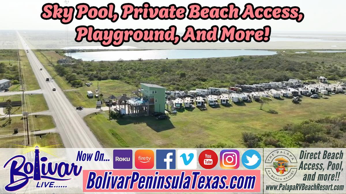 Relax in Style At Palapa RV Beach Resort On The Upper Texas Coast.