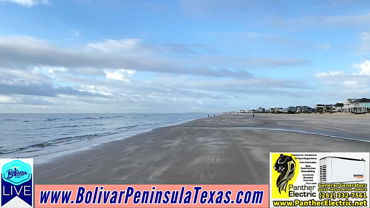 Saturday Morning Beachfront, Crystal Beach, Texas