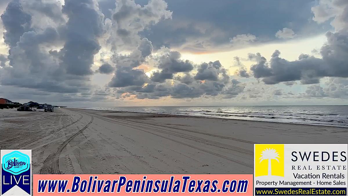 Saturday Morning Beachfront, Crystal Beach, Texas.