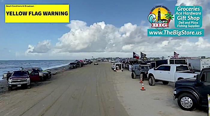 Saturday Morning Beachfront, Fun In The Sun, Crystal Beach, Texas!