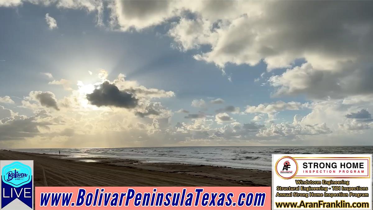 Saturday Morning beachfront On Bolivar Peninsula.