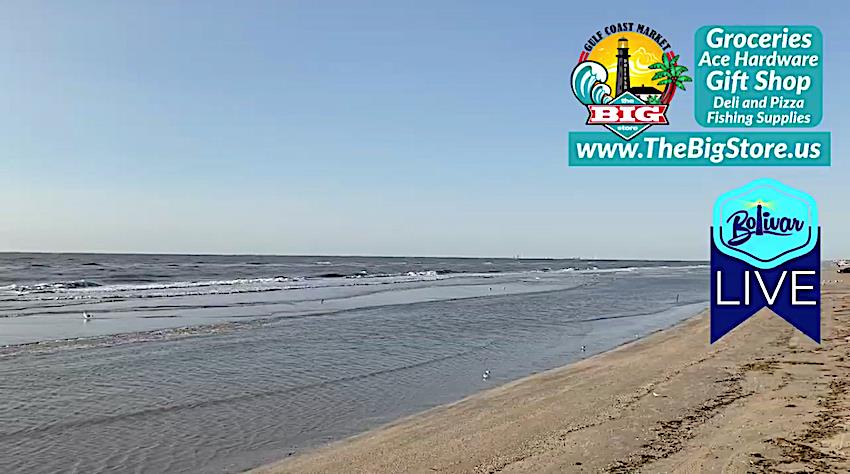 Saturday Morning, Beachfront View, Crystal Beach, Texas!