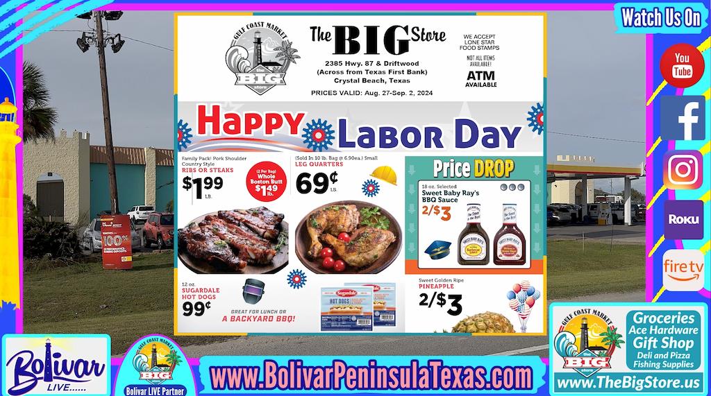 Save Big And Celebrate Labor Day With The Big Store.