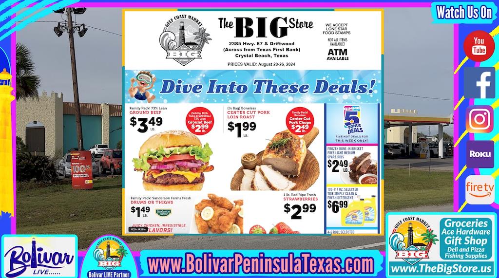 Save big on groceries this week with The Big Store sales ad!