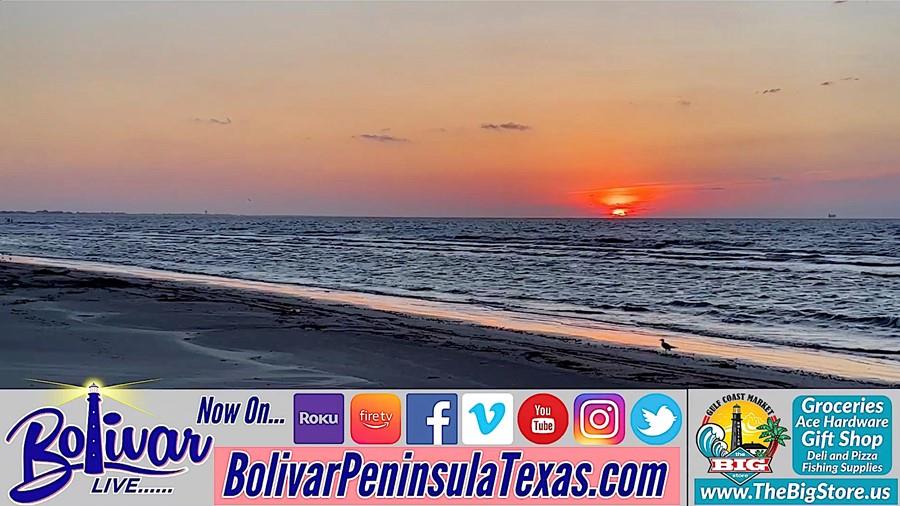 Serenity Unveiled: Mesmerizing Sunday Morning Beachfront Sunrise in Crystal Beach, Texas