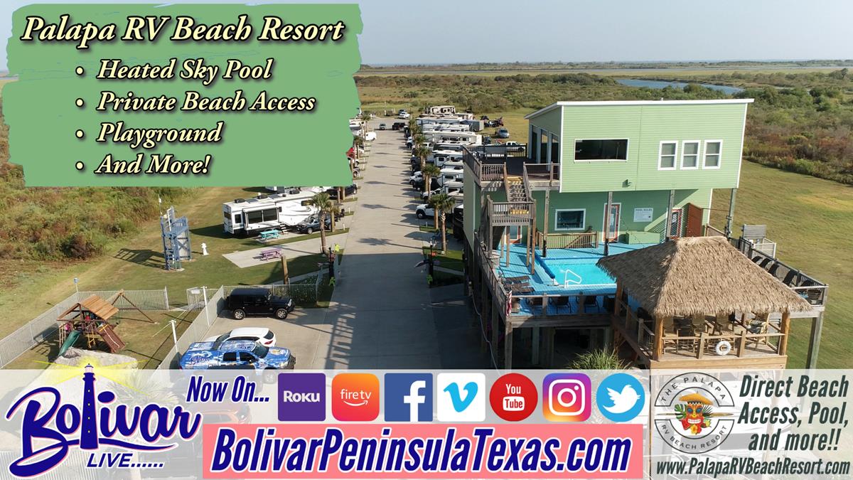 Spend Your Winter Vacation On The Upper Texas Coast With Palapa RV Beach Resort!