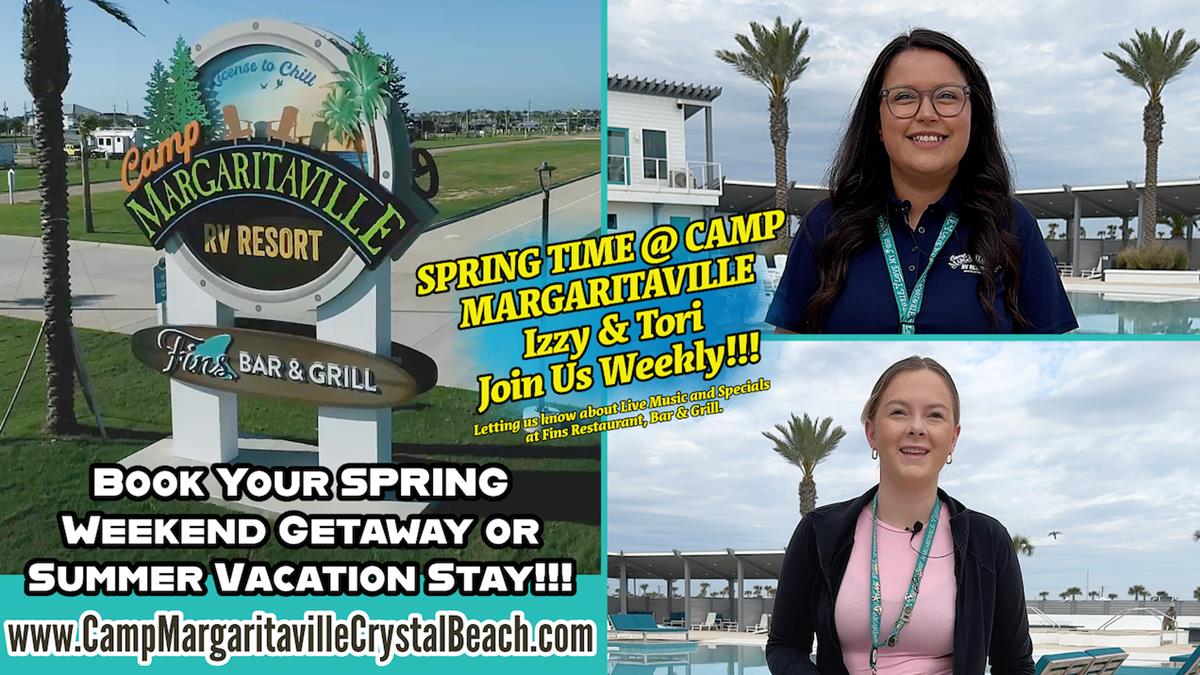 Spring Time At, Camp Margaritaville Crystal Beach, Texas.